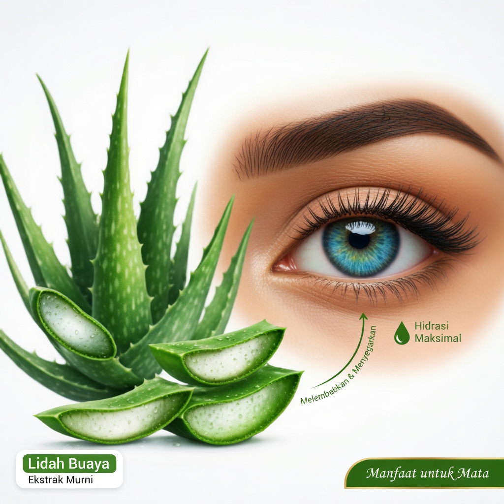 Lidah Buaya untuk Kenyamanan Mata: Kebiasaan Sehari-hari untuk Meredakan Kemerahan, Kekeringan, dan Iritasi Harian dengan Aman