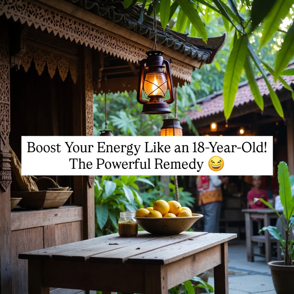 Tingkatkan Energi Anda Seperti Usia 18 Tahun! Ramuan Ampuh 🐝🍋