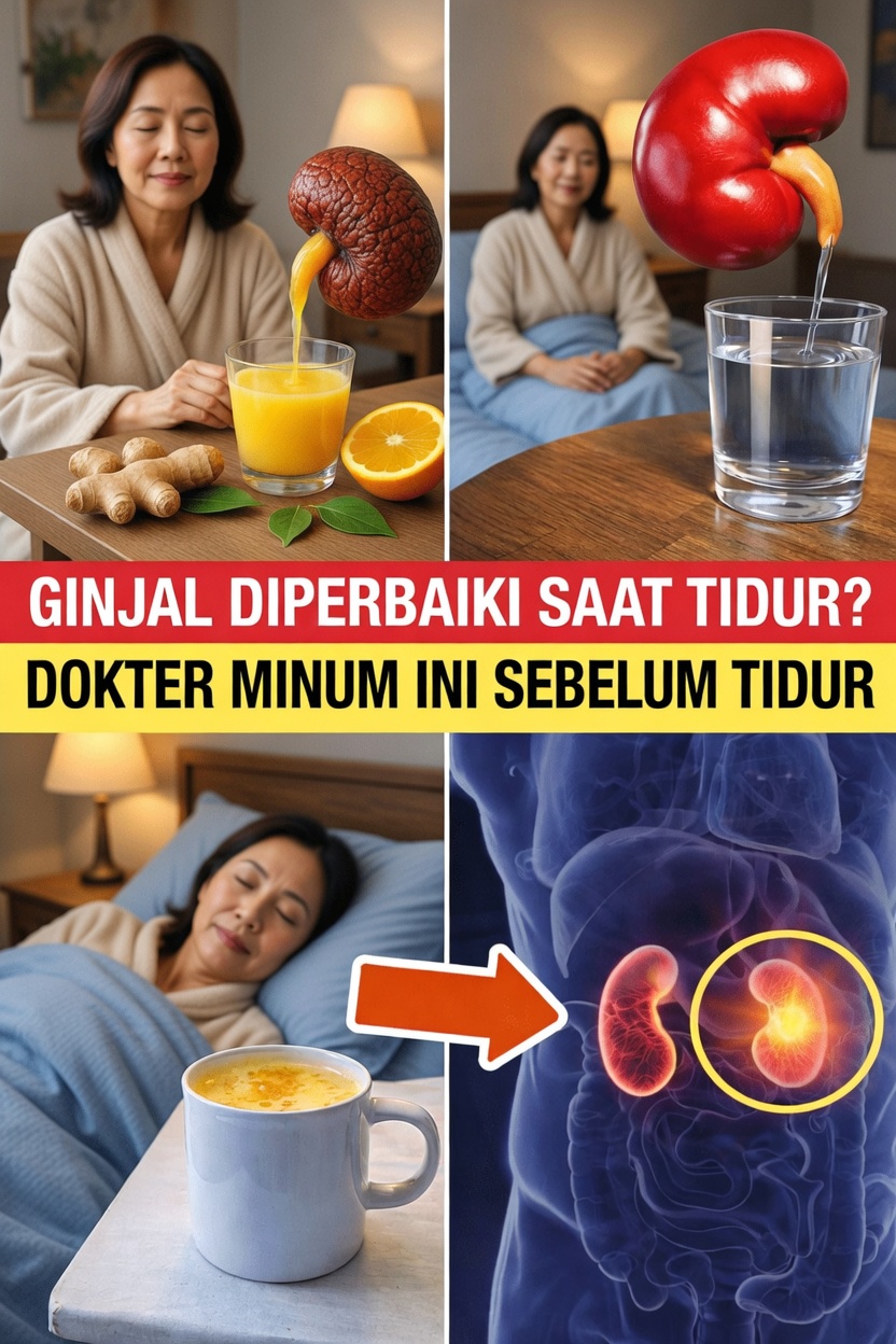 4 Minuman Sederhana Sebelum Tidur yang Dapat Mendukung Kesehatan Ginjal dan Hidrasi Semalaman