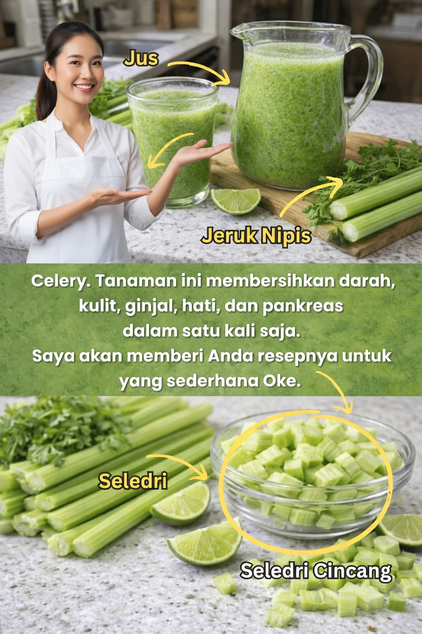Cara Mengejutkan Jus Seledri Mungkin Mendukung Proses Pembersihan Alami Tubuh Anda
