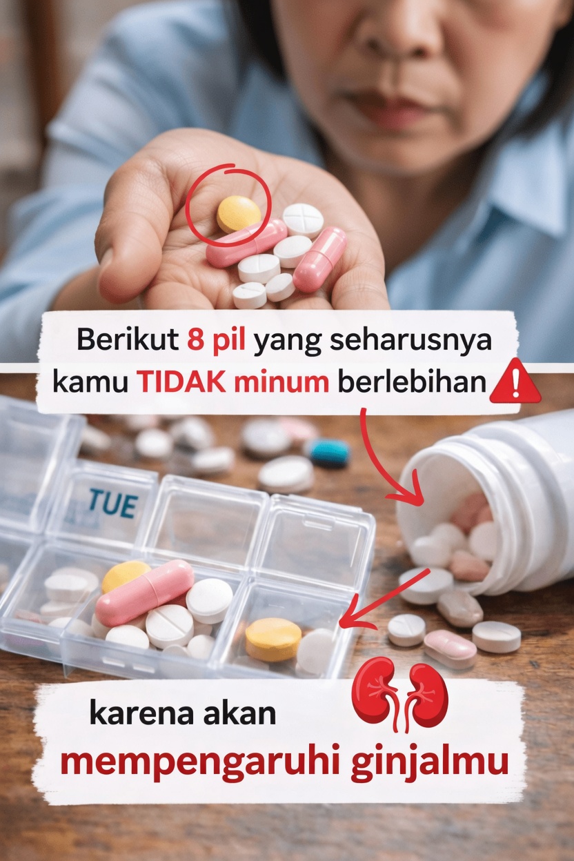8 Obat Umum yang Harus Anda Hindari Konsumsi Berlebihan untuk Melindungi Ginjal Anda