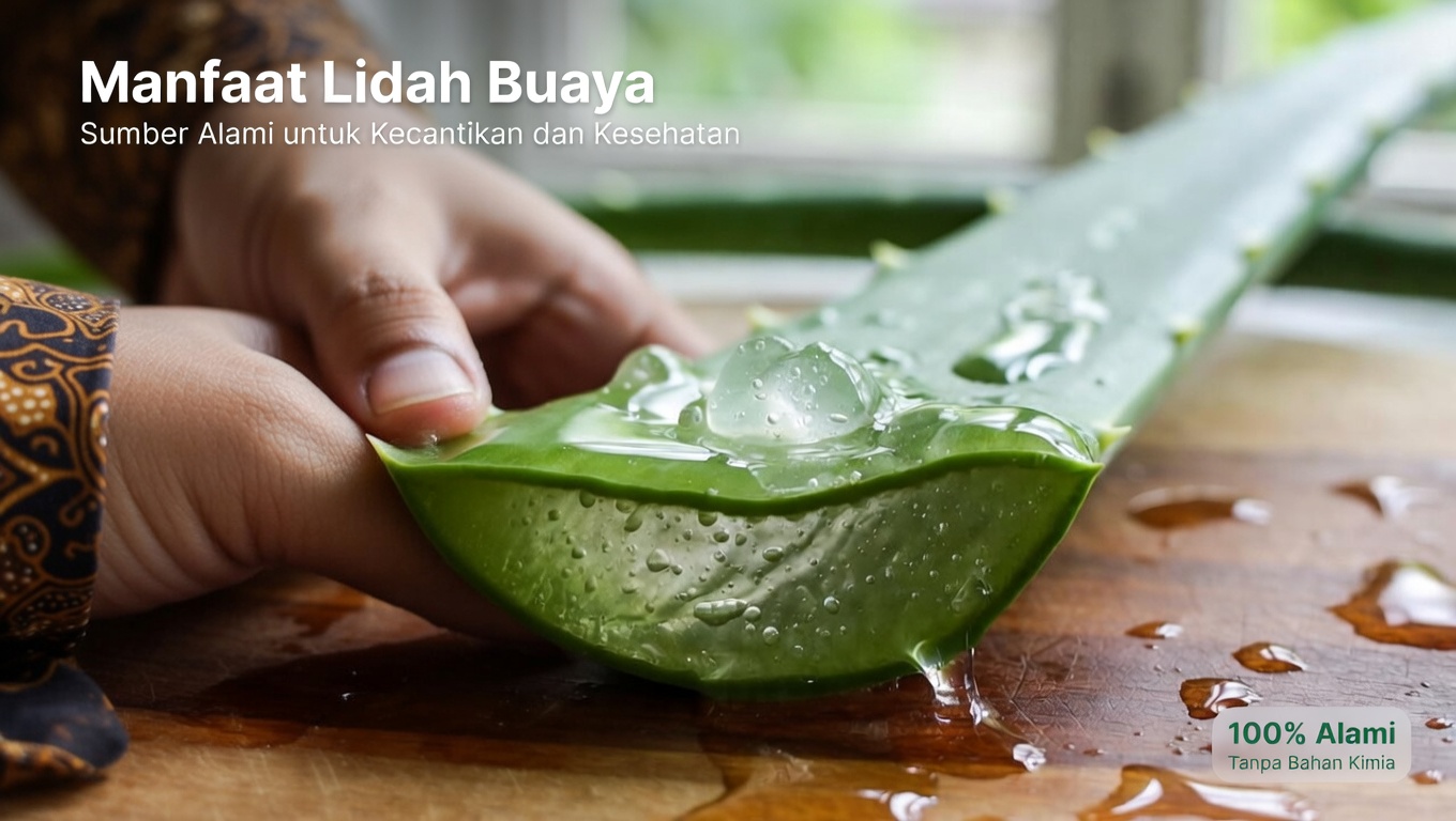 Pelembap Rumahan Sederhana dengan Lidah Buaya dan Minyak Kelapa untuk Kulit Lembap dan Tampak Awet Muda