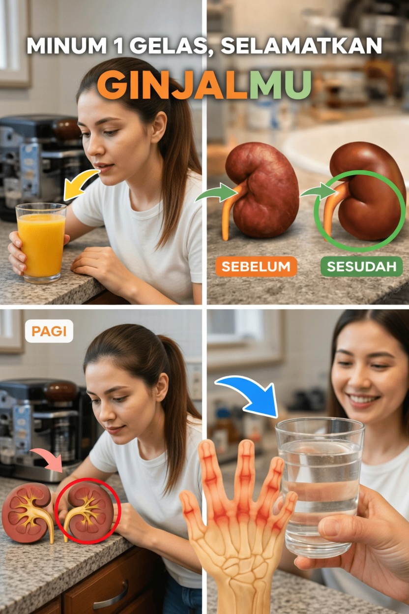 Kebiasaan Pagi Sederhana untuk Menjaga Kesehatan Ginjal Anda: Temukan Kekuatan Jus Jeruk Segar