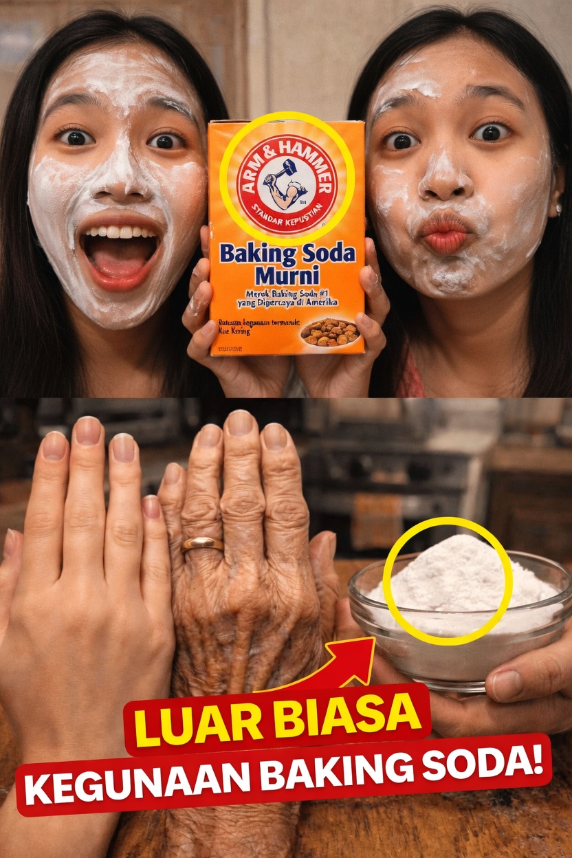 Baking soda menghapus semua keriput hanya dalam 10 menit, bahkan di usia 70 tahun!
