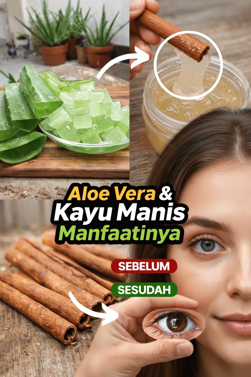 Temukan Manfaat Potensial Lidah Buaya dan Kayu Manis untuk Kesehatan Sehari-hari dan Kenyamanan Mata