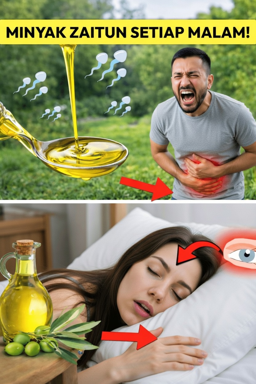 Apa yang Terjadi pada Tubuh Anda Jika Anda Mengonsumsi Satu Sendok Minyak Zaitun Extra Virgin Setiap Malam?