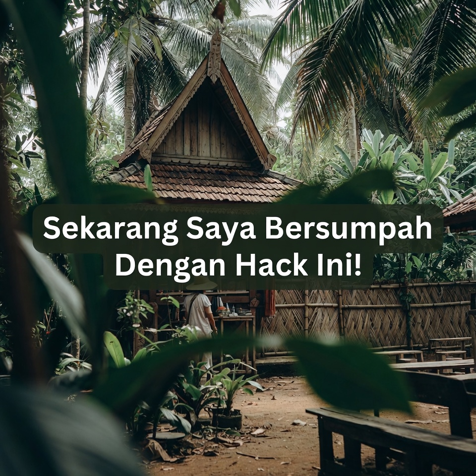 Sekarang aku benar-benar mengandalkan trik ini!