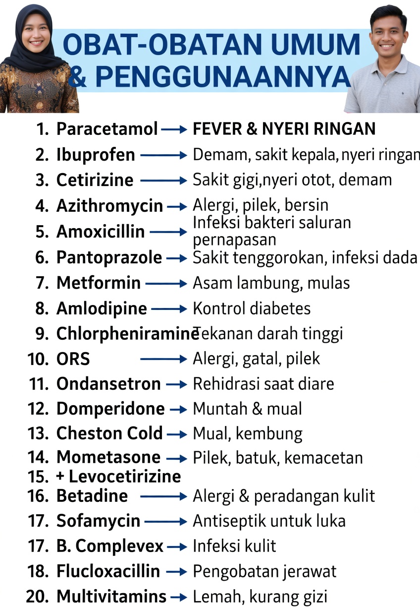 5 Obat Umum yang Sering Digunakan Dokter dengan Hati-Hati untuk Penggunaan Jangka Panjang