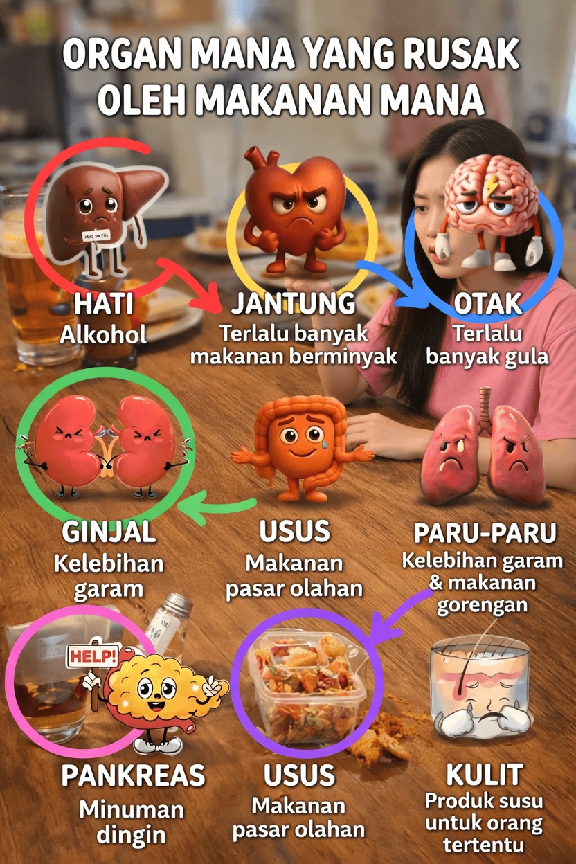 Bagaimana Makanan Tertentu Dapat Mempengaruhi Organ Anda: Wawasan Sederhana untuk Mendukung Pilihan yang Lebih Baik