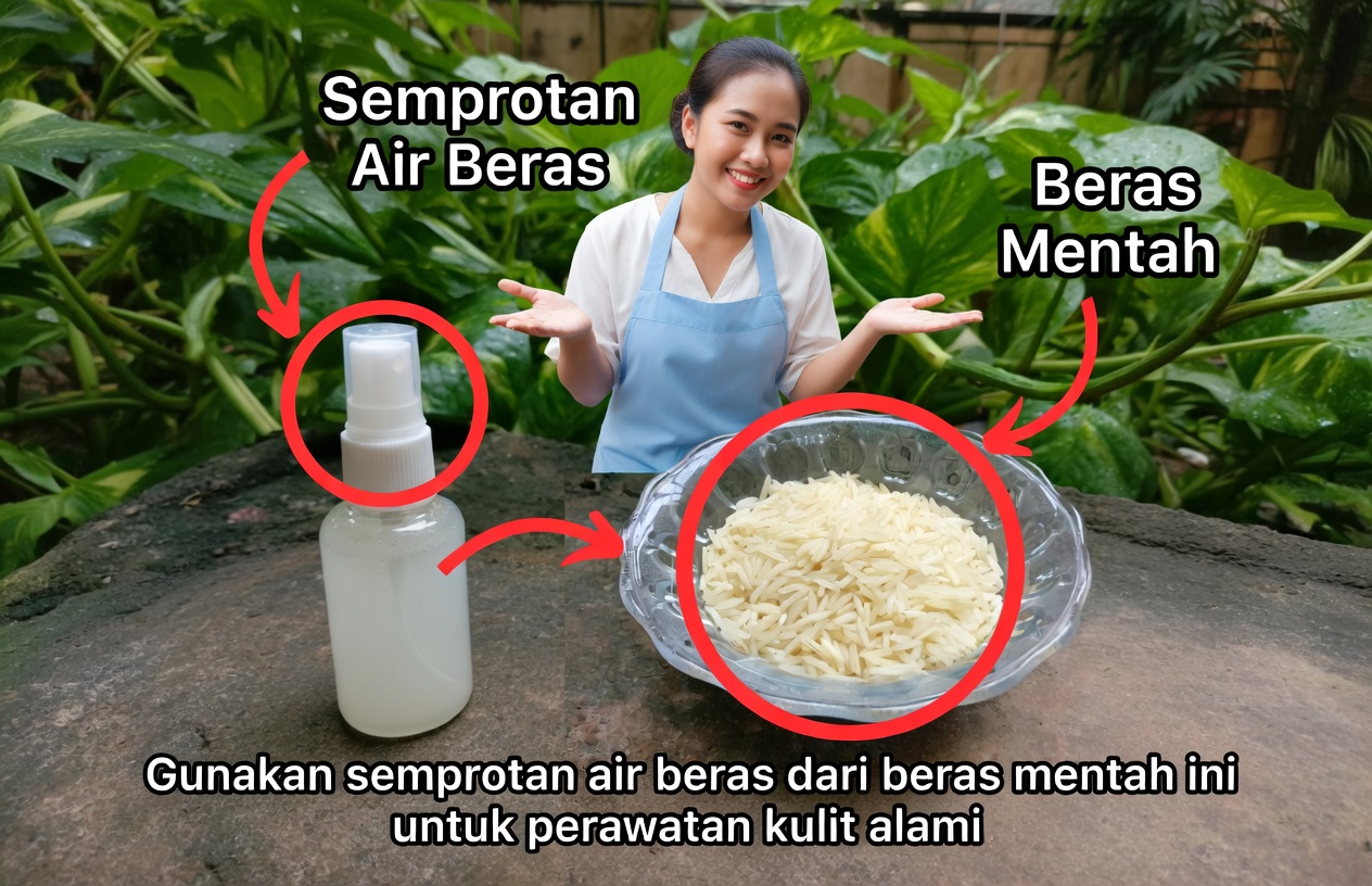 Air Beras untuk Pertumbuhan Rambut – Rambut Lebat dengan Air Beras