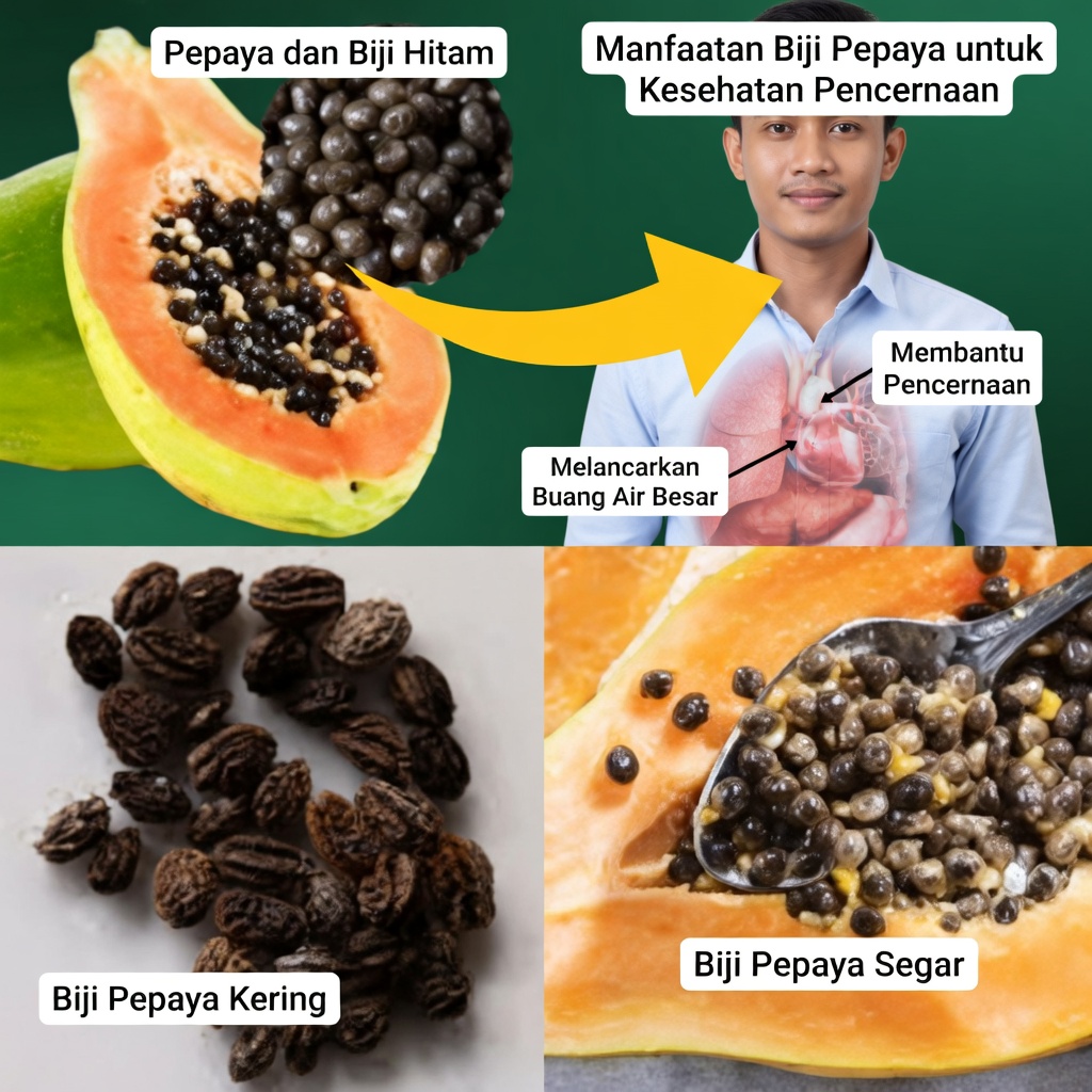 Menjelajahi Potensi Manfaat Biji Pepaya bagi Kesehatan Pencernaan dan Kesehatan Secara Menyeluruh
