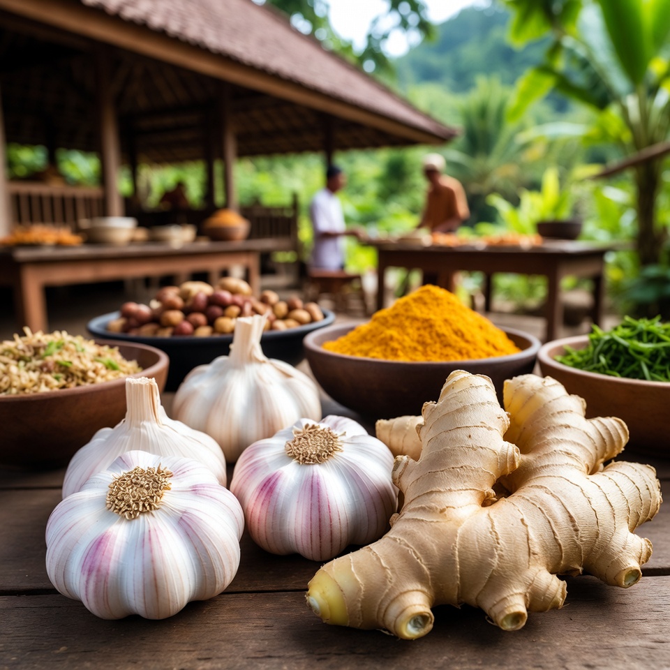 Rahasia Tetap Sehat: Bawang Putih & Jahe