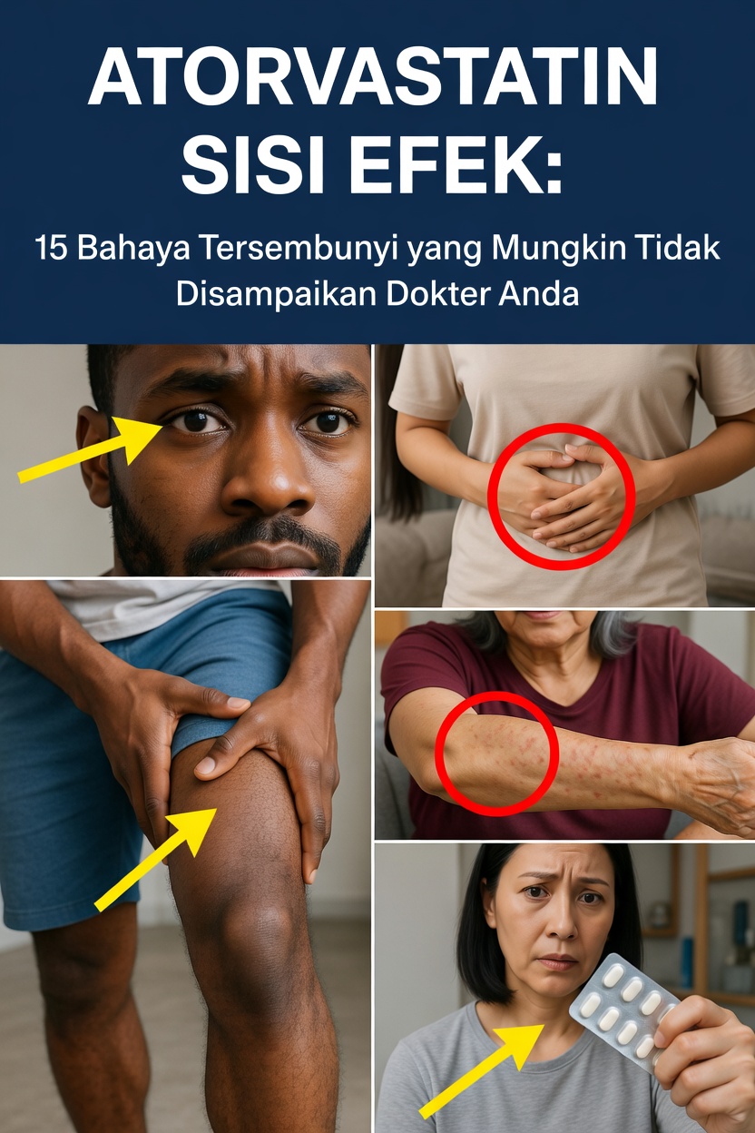 Efek Samping Atorvastatin: Apa yang Perlu Anda Ketahui tentang Obat Kolesterol yang Umum Ini
