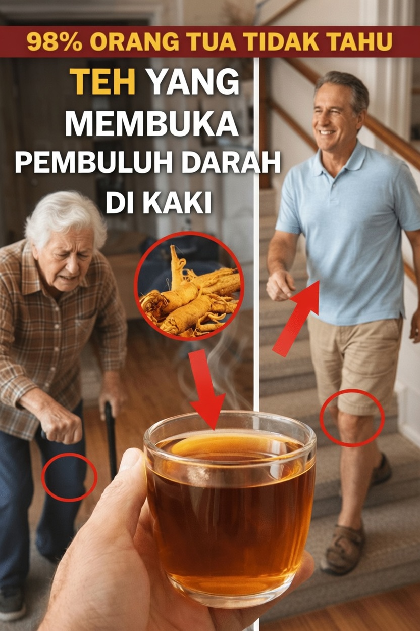 Di Atas 60? Coba 3 Teh Herbal Ini untuk Mendukung Sirkulasi Sehat dan Langkah yang Lebih Kuat dalam Jalan Kaki Harian Anda