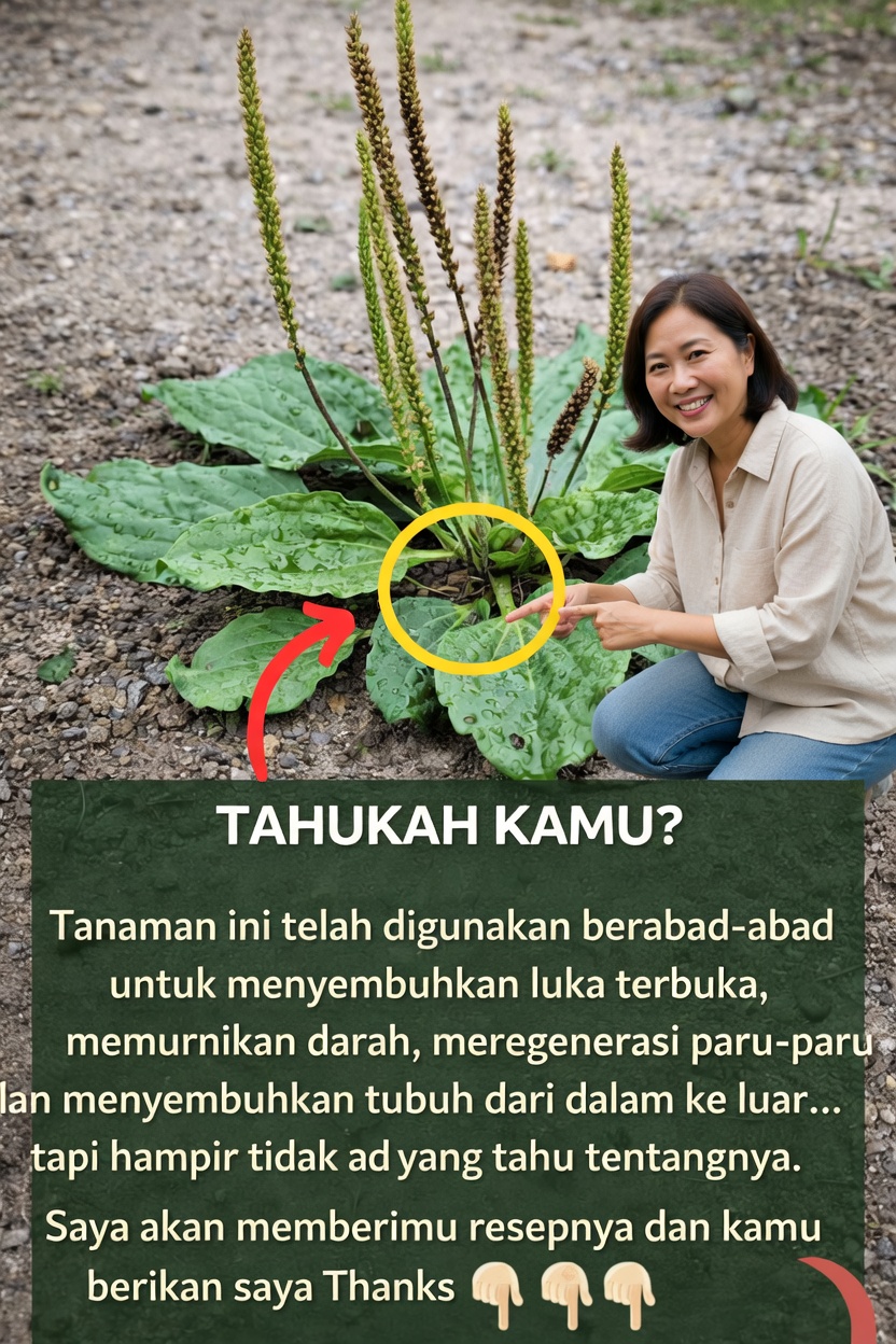 Temukan Keajaiban Sehari-hari Daun Sendok: Tanaman Umum dengan Kegunaan Tradisional yang Mengejutkan