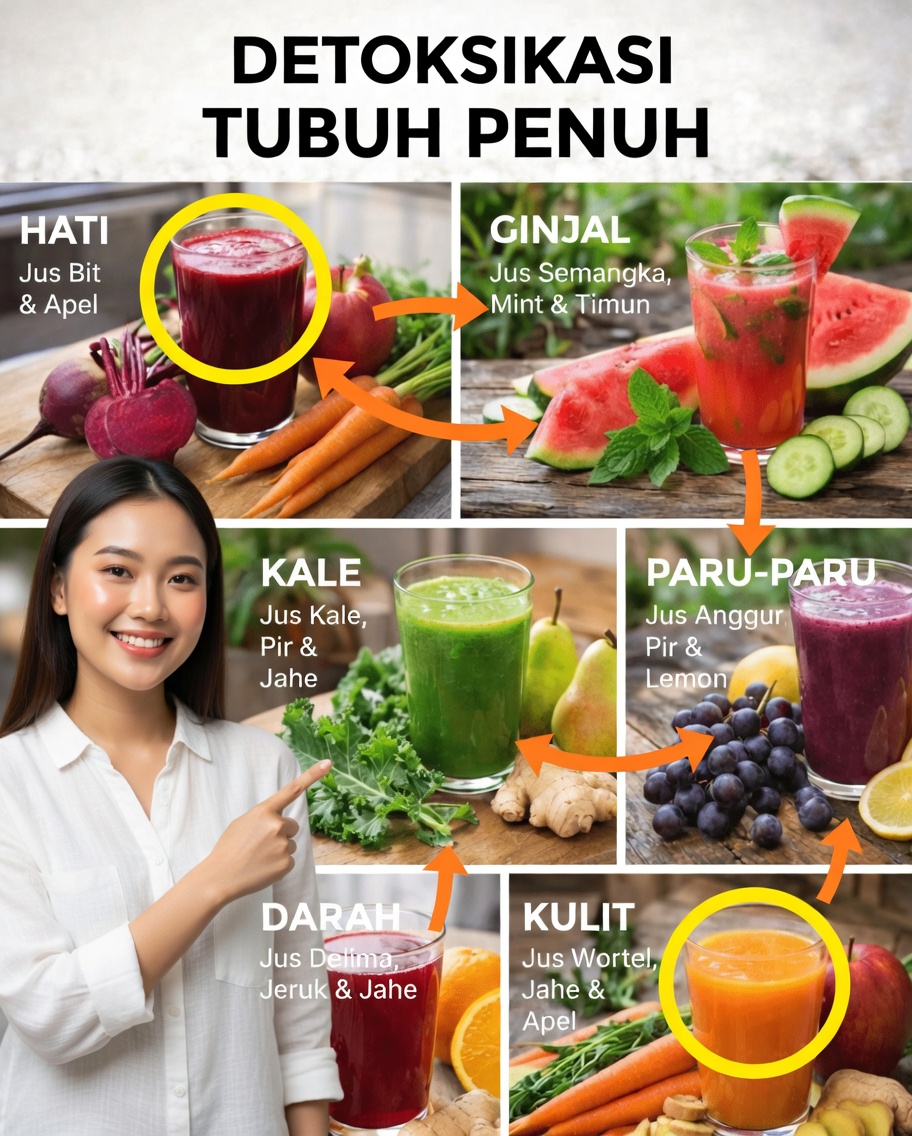 Temukan Cara Sederhana Mendukung Proses Detoks Alami Tubuh dengan Jus Segar