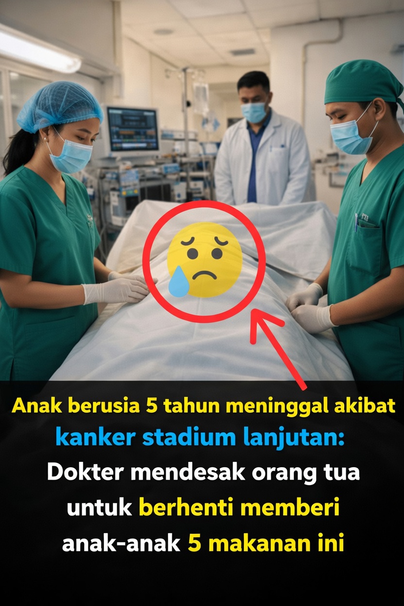 Bocah 5 Tahun Meninggal Setelah Berjuang Melawan Kanker — Dokter Ungkap 5 Makanan yang Tak Boleh Diberikan Orang Tua kepada Anak-anak Mereka