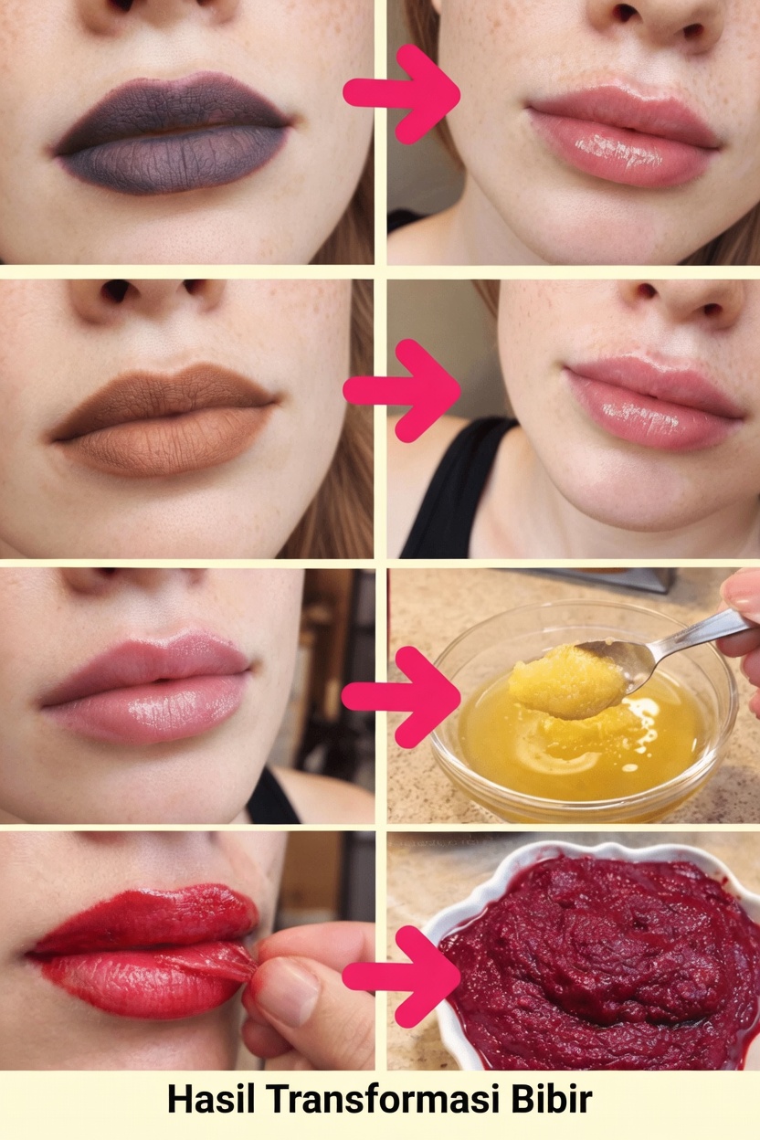 Cara Sederhana untuk Mendapatkan Bibir yang Lebih Lembut dan Tampak Merata dengan Bahan-Bahan Sehari-hari