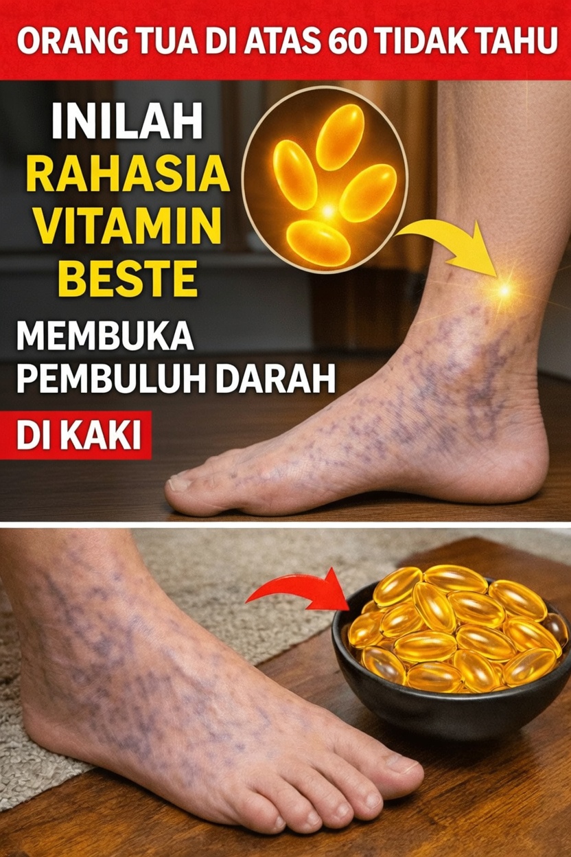 3 Vitamin Terbaik untuk Menghentikan Kram Kaki & Mengembalikan Kekuatan pada Lansia: Perkuat Kaki Anda Secara Alami