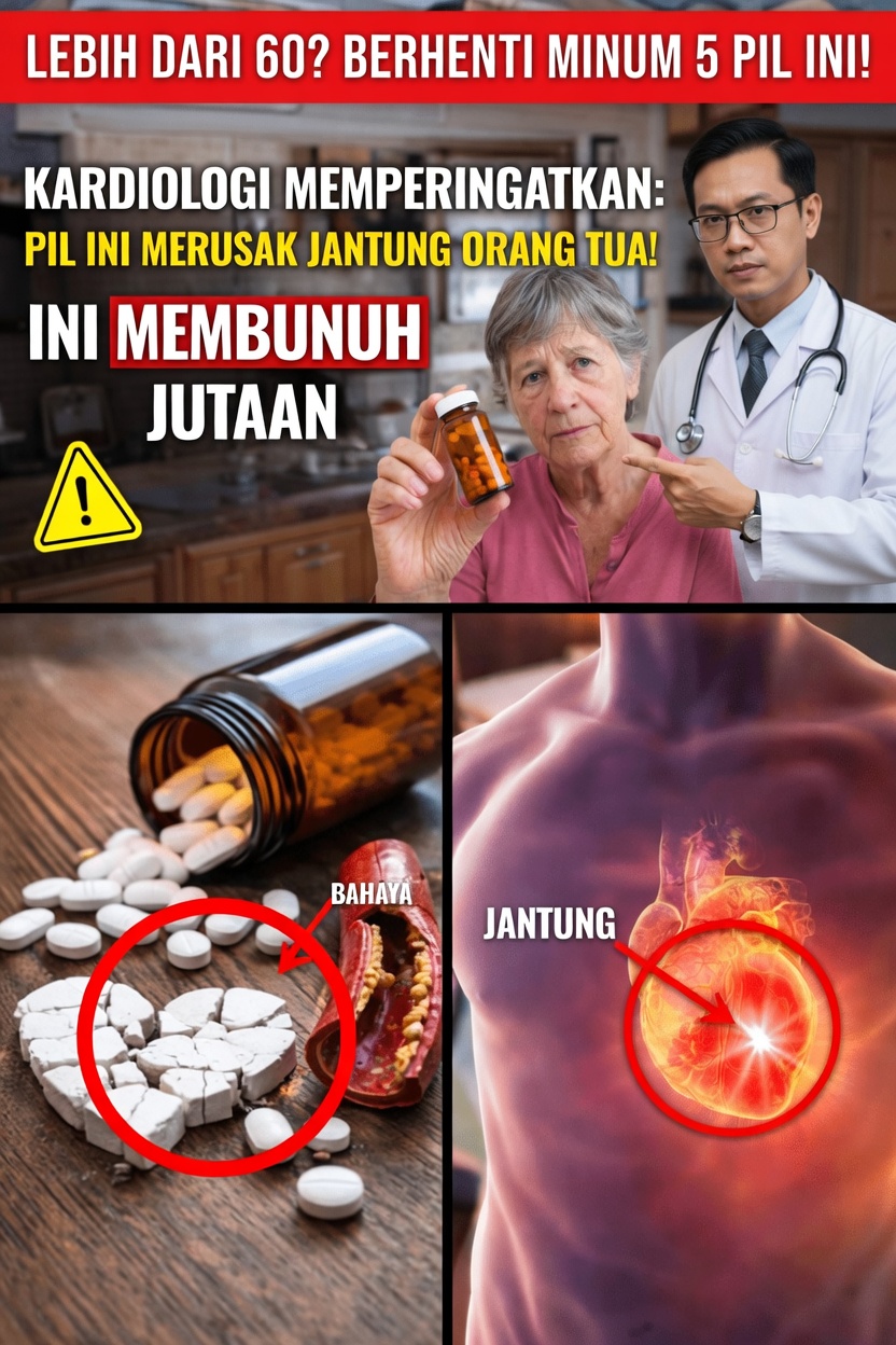 Apakah Obat Pereda Nyeri Umum Membahayakan Jantung Anda Setelah Usia 60? Inilah yang Perlu Anda Ketahui