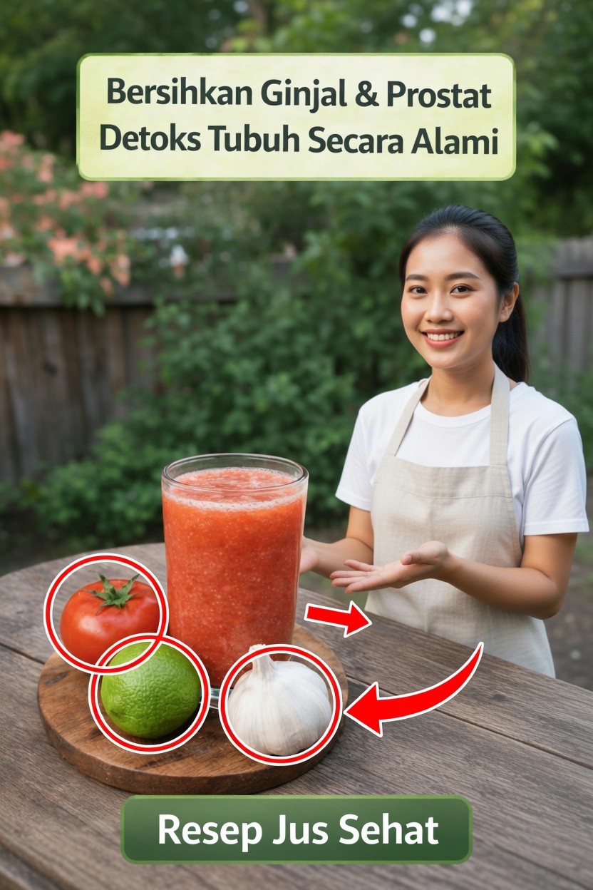 Temukan Kekuatan Jus Tomat, Bawang Putih, dan Lemon: Kebiasaan Harian Sederhana untuk Kesehatan Tubuh