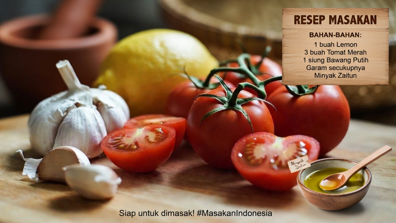 Temukan Kekuatan Jus Tomat, Bawang Putih, dan Lemon: Kebiasaan Harian Sederhana untuk Kesehatan Tubuh