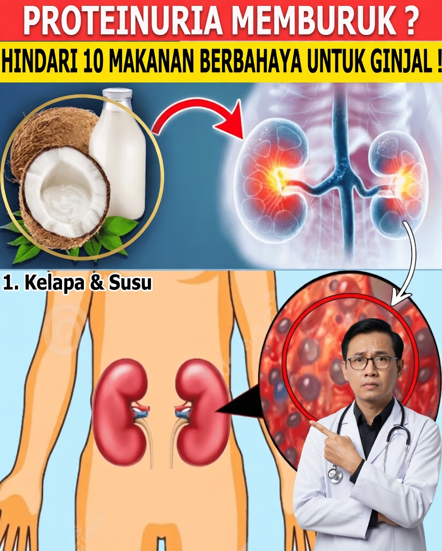 Proteinuria Semakin Parah? 10 Makanan Sehari-hari yang Diam-diam Bisa Melelahkan Ginjal Anda