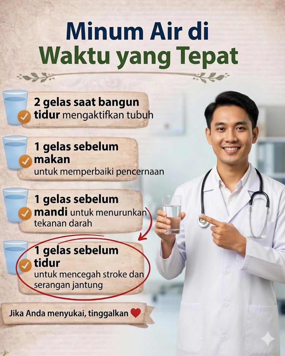 Kapan harus minum air? 4 momen kunci untuk meningkatkan kesehatan Anda (menurut sains)