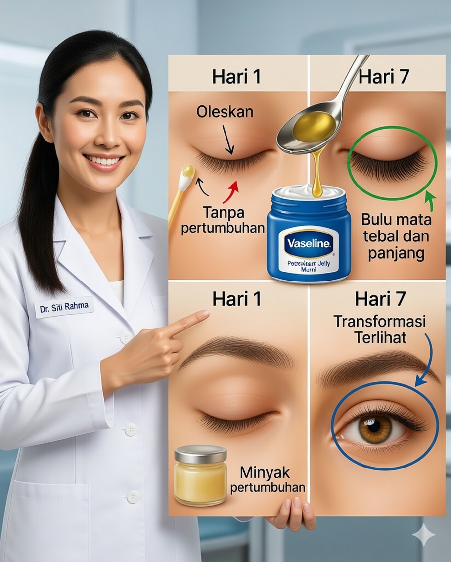 Ungkapkan bulu mata memukau dan alis lebih tebal berkat rahasia alami ini