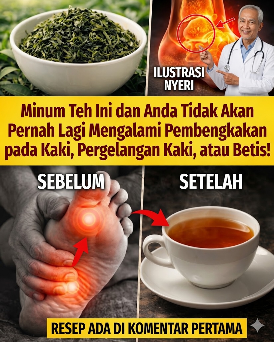 🦵🍵 Infus herbal alami untuk kaki bengkak: minuman rumahan yang membantu mengurangi peradangan dan retensi cairan