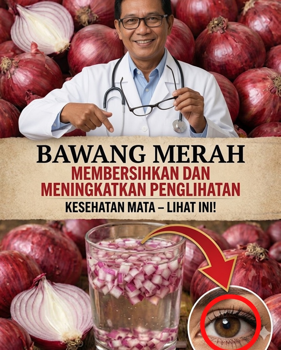 Bawang bombai untuk mata: pengobatan alami 5 menit yang kembali banyak digunakan orang ποΈπ§