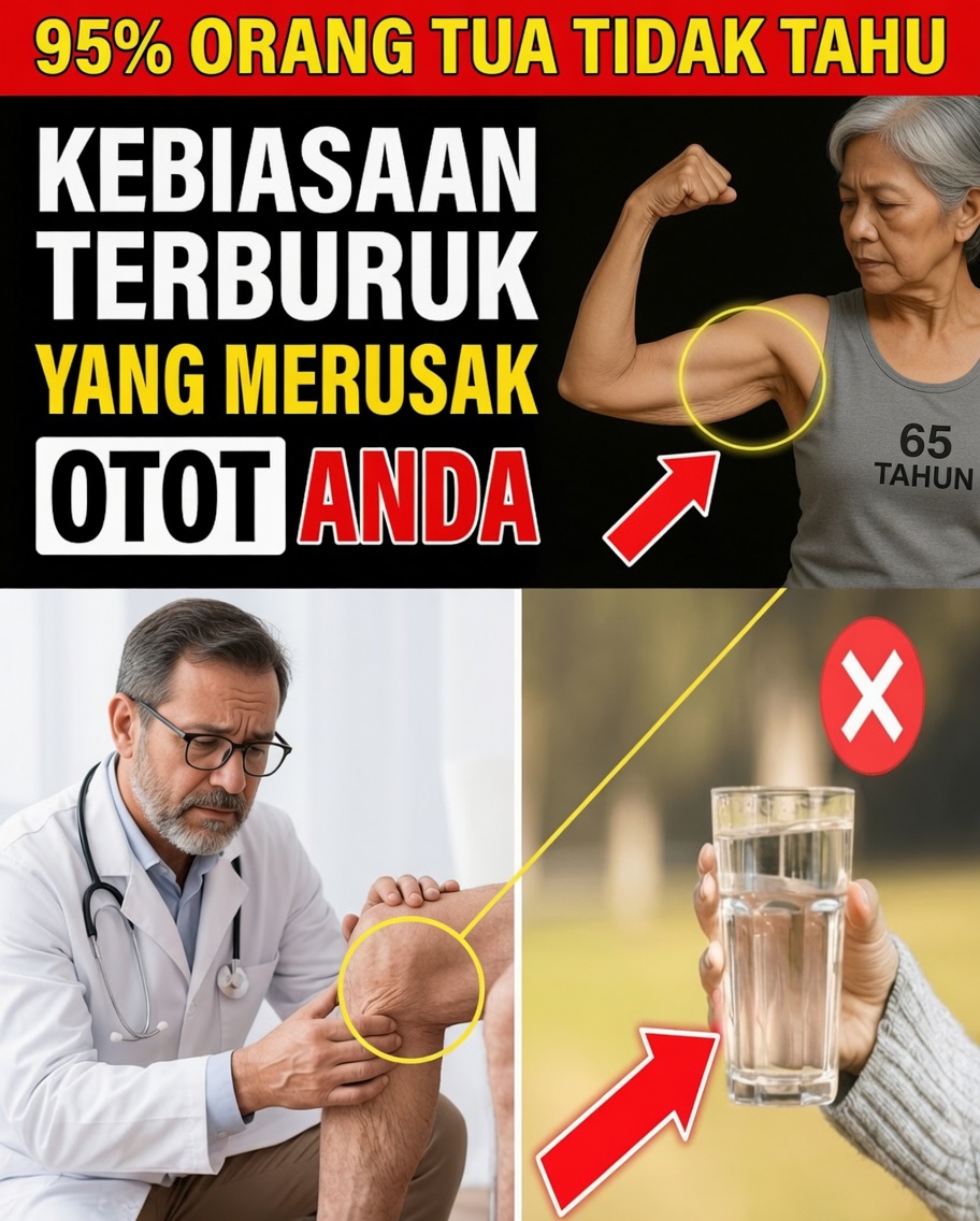 Kebiasaan “tak terlihat” yang mempercepat hilangnya massa otot setelah usia 60 tahun