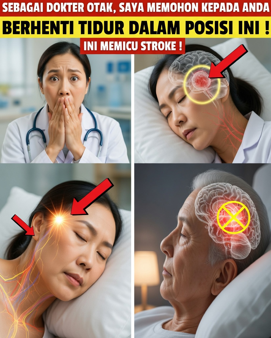 Dokter Otak Peringatkan: Kebiasaan Tidur Ini Dapat Mengganggu Sirkulasi Anda di Malam Hari