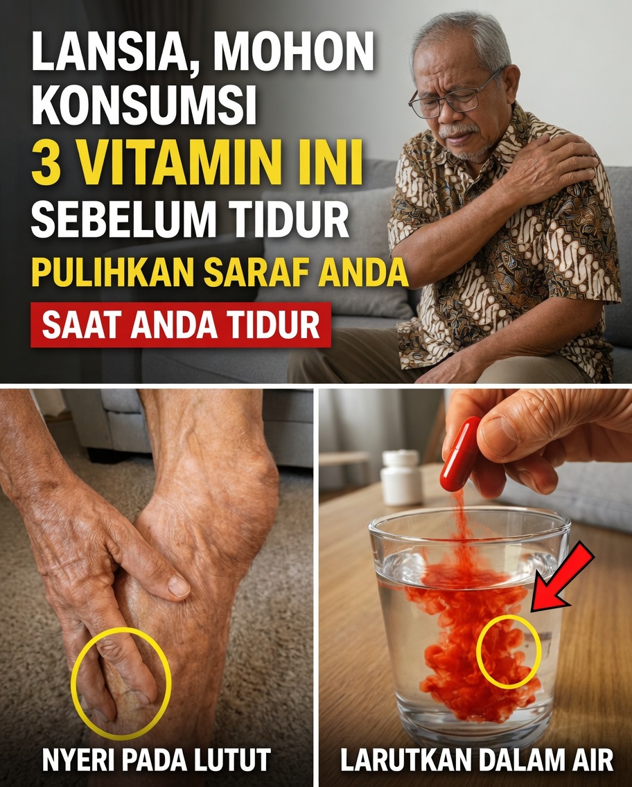 3 Vitamin Sebelum Tidur yang Membuat Lansia Memiliki Kaki Lebih Kuat dan Stabil dalam Semalam (Bahkan Jika Anda Sudah “Mencoba Segalanya”)