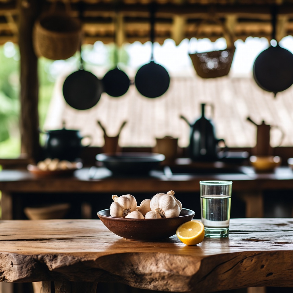 Resep Sederhana dengan Bawang Putih, Lemon, dan Air