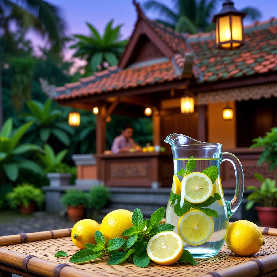 Lelehkan Lemak Perut Secara Alami dengan Air Lemon dan Mint