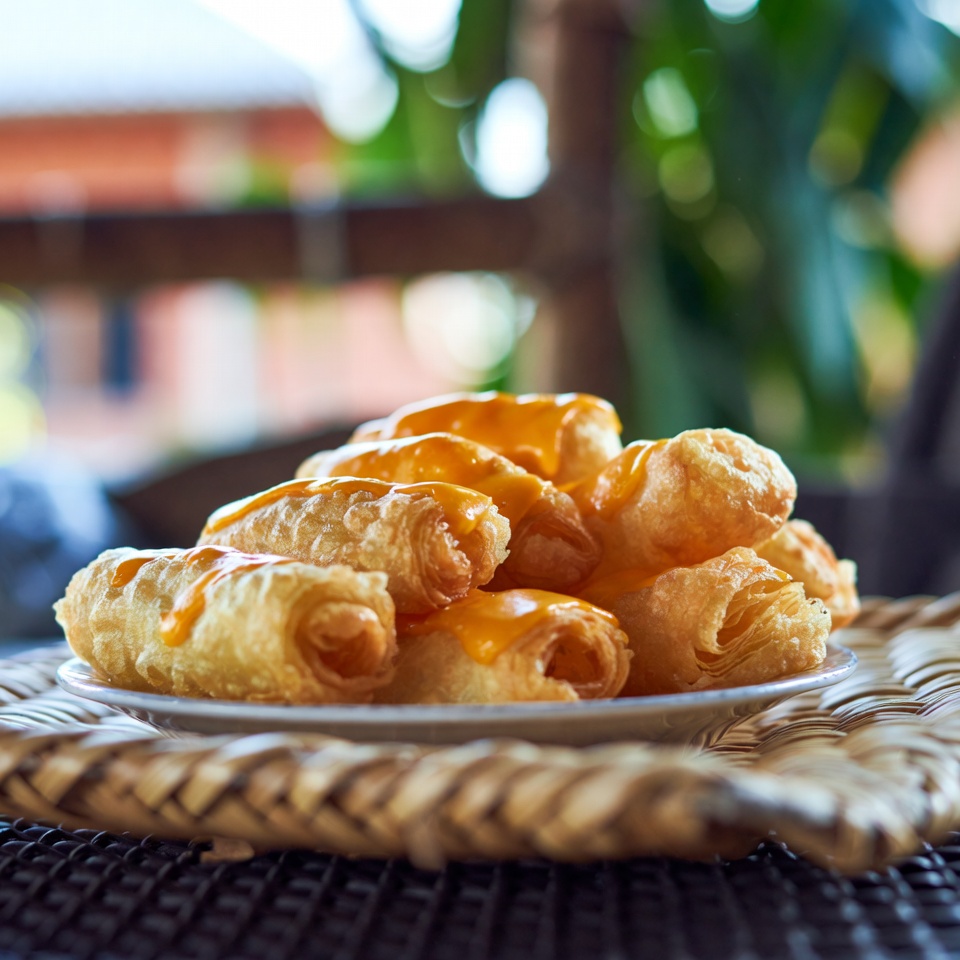 Lumpia Keju Renyah Keemasan