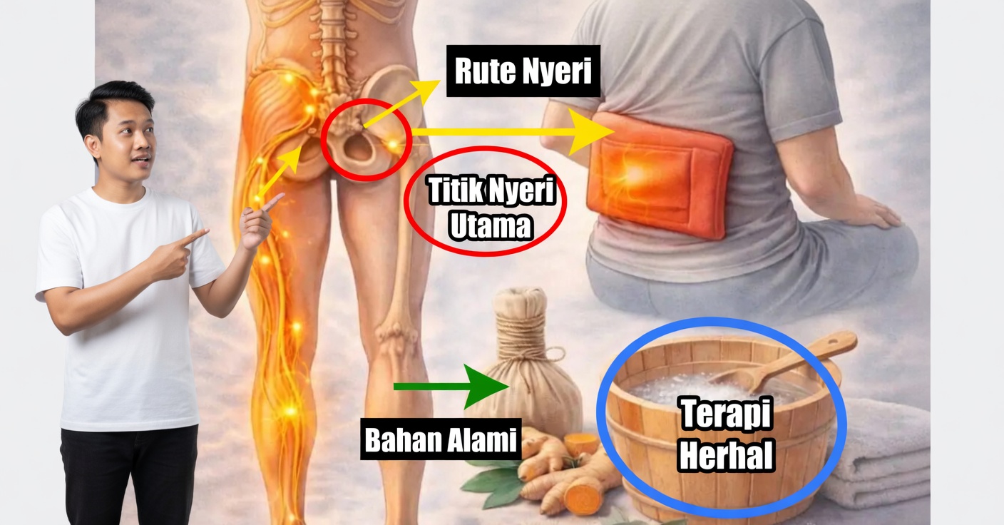 Saraf skiatik meradang: gejala dan pereda alami