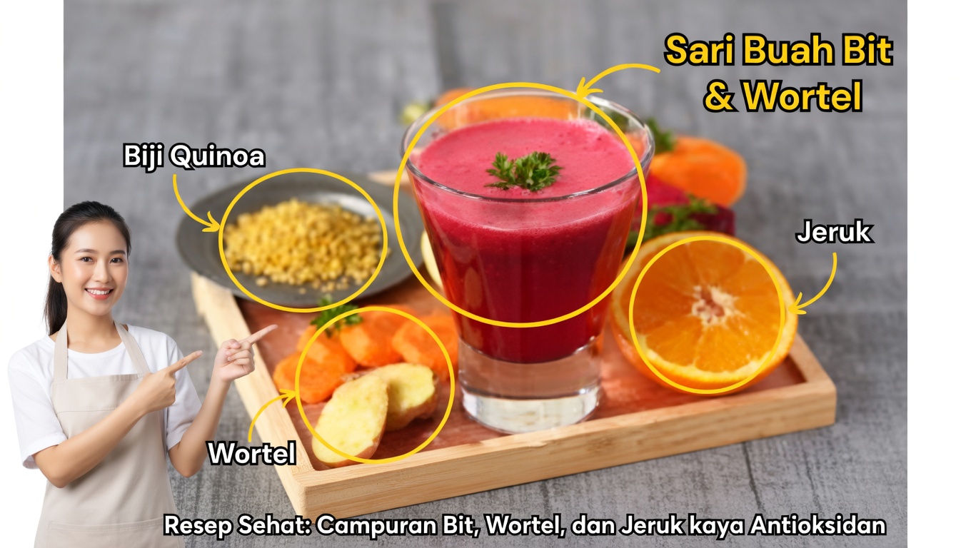 Jus Revitalisasi Alami dengan Semangka dan Jahe