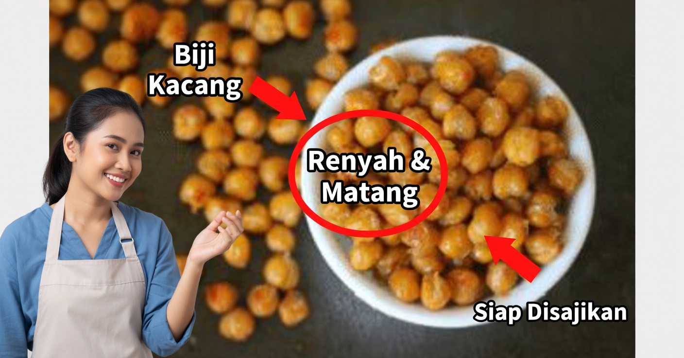 Kacang Arab Panggang: Pengendalian Alami Gula Darah dan Kolesterol
