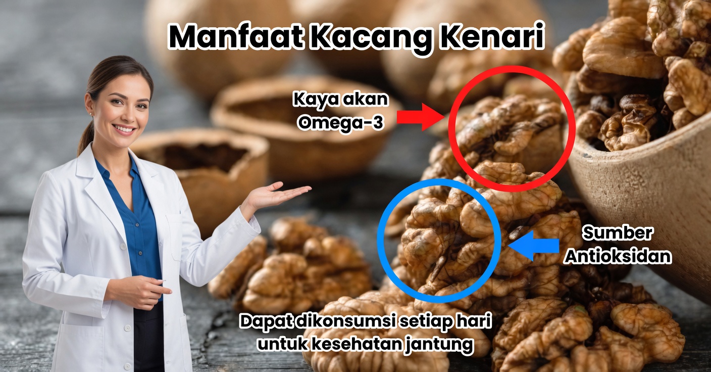 Manfaat Kacang Kenari
