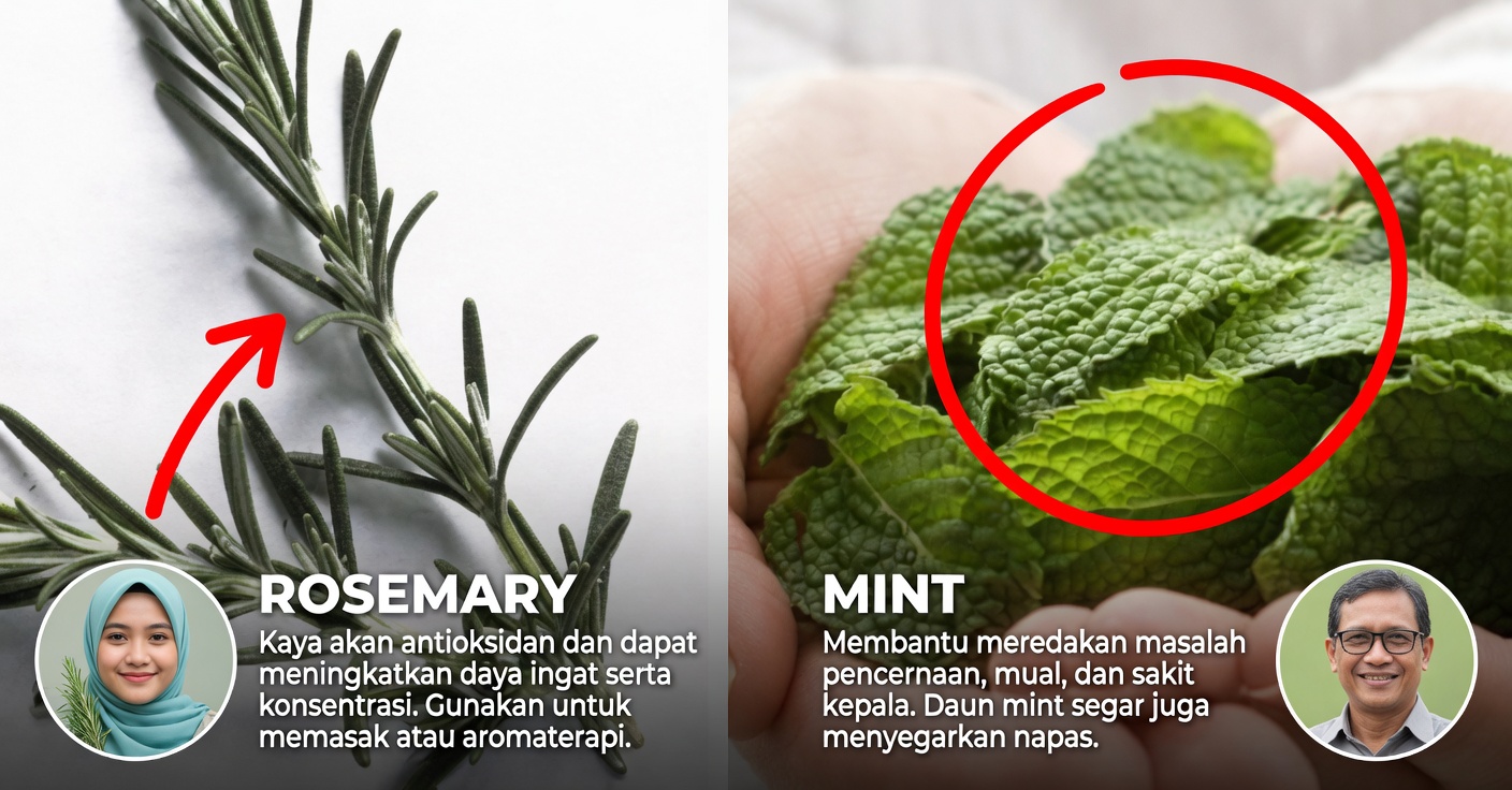 Hierbabuena dan Rosemary untuk Nyeri Sendi