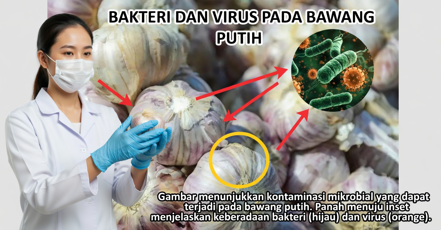 Bawang putih: antibiotik alami untuk bakteri dan infeksi