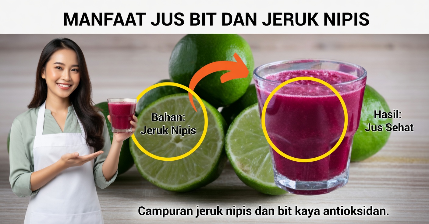 Jus bit dan lemon untuk detoks dan menurunkan tekanan darah
