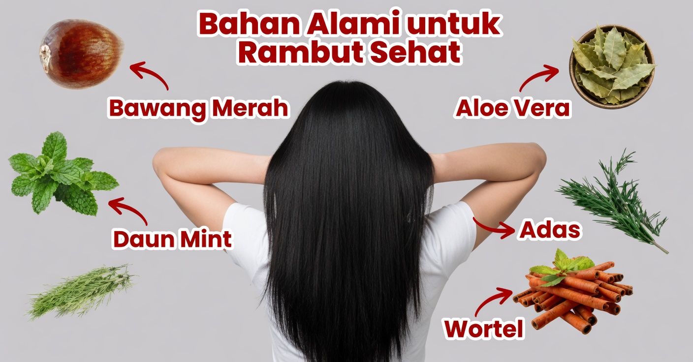 Menguatkan Rambut Secara Alami dengan Rosemary dan Mint
