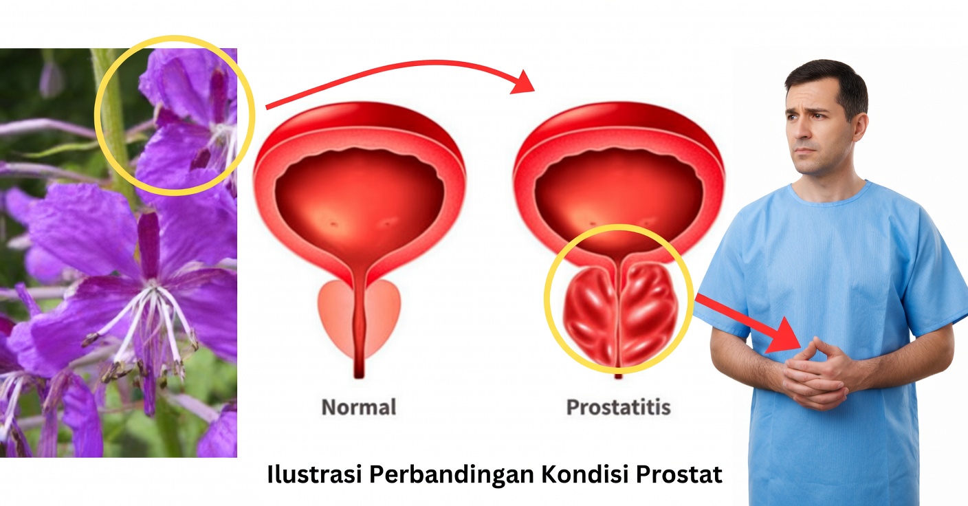 Infus untuk Prostat: Kekuatan Alami Epilobium