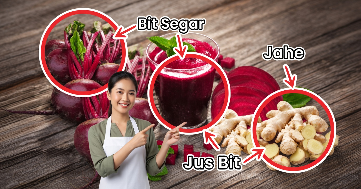 Jus Bit dan Jahe: Energi dan Kesehatan dalam Segelas