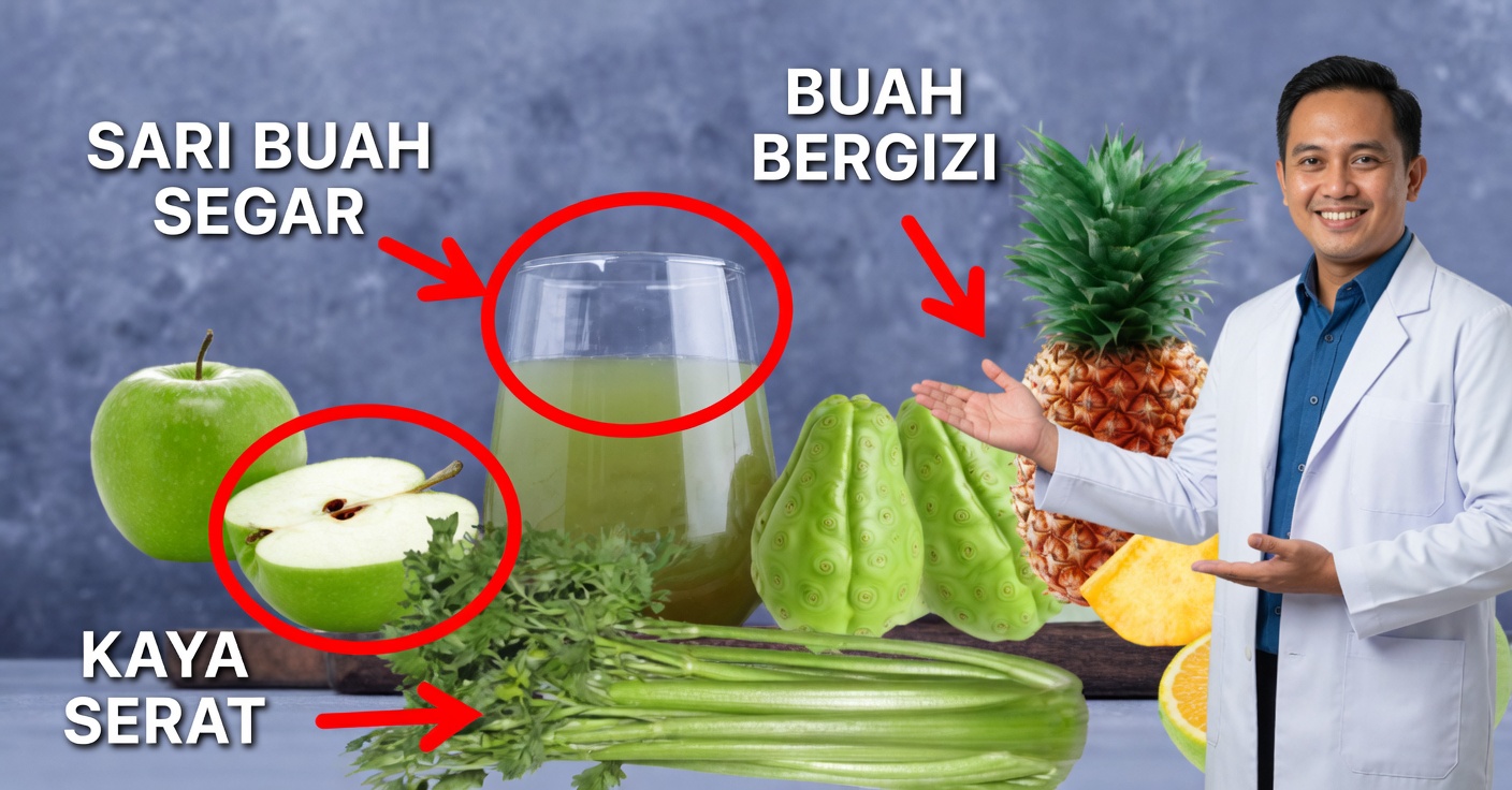 Jus labu siam dan nanas untuk hati