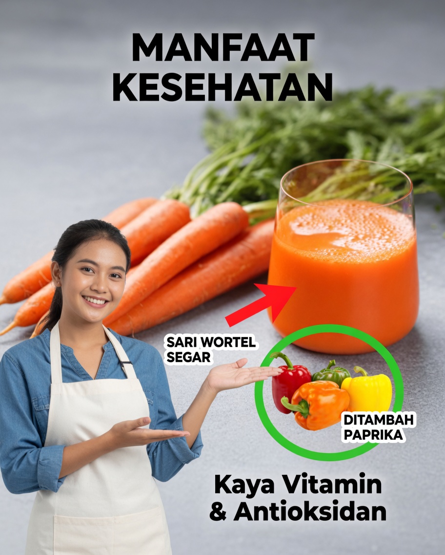 Jus Paprika dan Wortel: Manfaat dan Resep Sehat