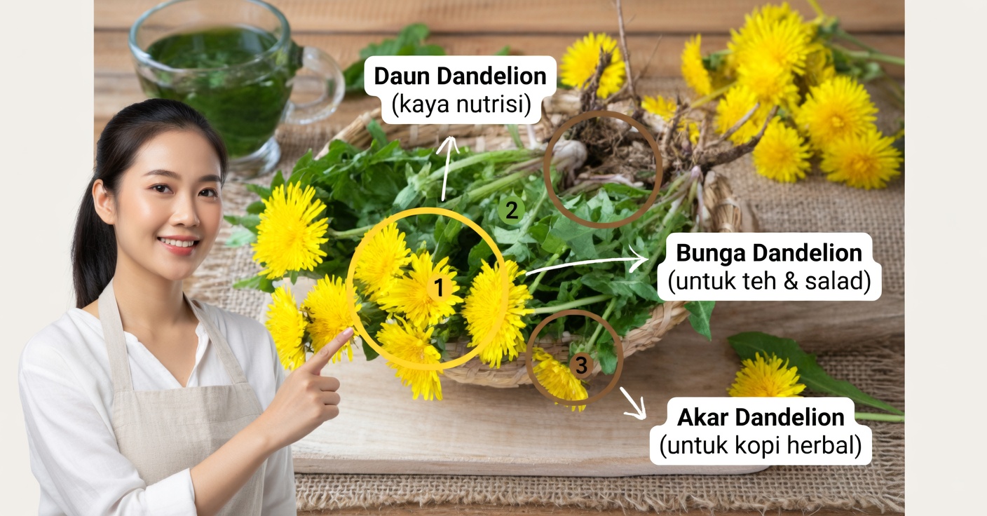 Akar Dandelion: Manfaat dan Cara Menggunakannya